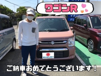 【ワゴンR】ご納車致しました♪